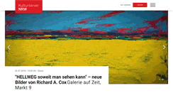 Desktop Screenshot of kulturserver-nrw.de
